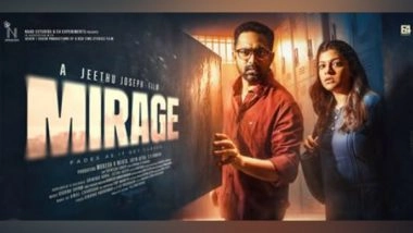 Entertainment News | Jeethu Joseph Mystery Thriller 'Mirage' Teaser Out; Asif Ali, Aparna Balamurali to Play Lead