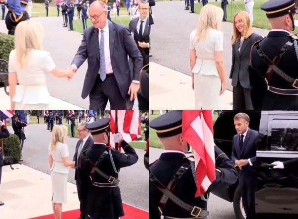 World News | EU Leaders Start Arriving at White House for Ukraine Meeting