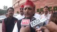 India News | Maybe Centre Will Consult Stars to Discuss SIR: Akhilesh Yadav's Jibe After Parliament Held Special Discussion on Space Program