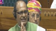 India News | Parliament Monsoon Session: Union Minister Shivraj Chouhan Slams TN Govt for Delay in Implementing PM Awas Yojana