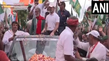 India News | BJP Snatching Voter Rights in Collusion with EC: RJD's Tejashwi Yadav Slams EC, BJP in Voter Adhikaar Yatra