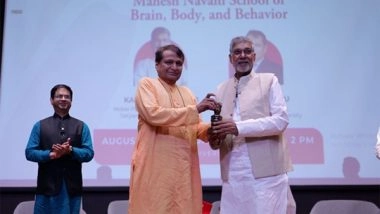 Business News | Nobel Laureate Kailash Satyarthi Inaugurates Rishihood University's Mahesh Navani School of Brain, Body, and Behaviour (MaNaS)