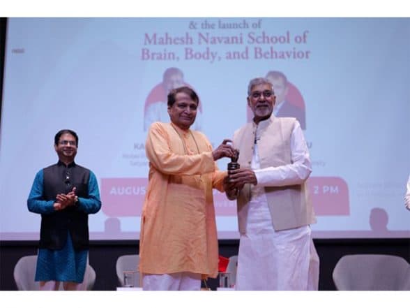 Business News | Nobel Laureate Kailash Satyarthi Inaugurates Rishihood University's Mahesh Navani School of Brain, Body, and Behaviour (MaNaS)