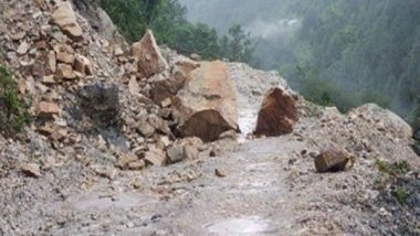 India News | Uttarakhand: Munsiyari - Milam Road and 19 Rural Roads Blocked Due to Stone Falling in Pithoragarh