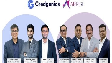 Business News | Credgenics Acquires Arrise to Reshape Field Collections with Tech Enablement