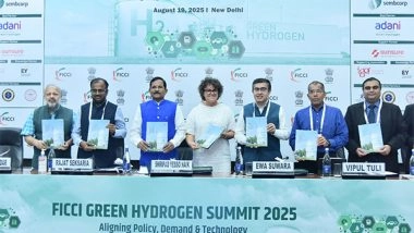 Business News | India Aims to Capture Nearly 10% of Global Green Hydrogen Demand: MoS Shripad Naik