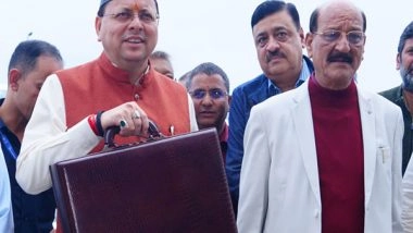 India News | Uttarakhand CM Dhami Presents Supplementary Budget of Rs 5, 315 Crore in Assembly Session