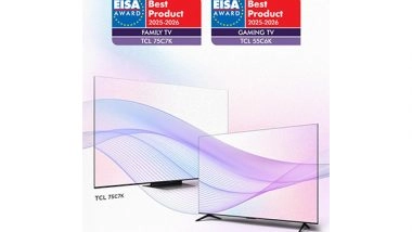 Business News | TCL Dominates with Five EISA Awards, Redefining Excellence in Large-Screen & QD-Mini LED Tech