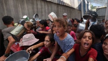 World News | Three Famine-related Deaths in Gaza in Past 24 Hours