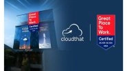 Business News | CloudThat - The Award-Winning Training and Consulting Company Is Now a Great Place To Work