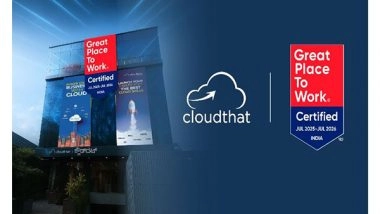 Business News | CloudThat - The Award-Winning Training and Consulting Company Is Now a Great Place To Work