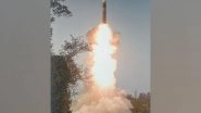 India Launches &lsquo;Agni 5&rsquo; IRBM: Successful Test-Firing of Intermediate Range Ballistic Missile From Odisha's Chandipur