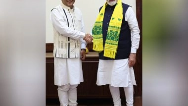 India News | MoS Margherita Meets PM Modi, Briefs Him on Ministries' Activities