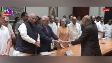 India News | INDIA Bloc VP Nominee B Sudershan Reddy Files Nomination