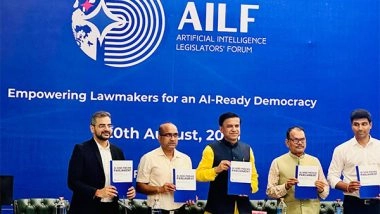 Business News | India's First AI Legislators' Forum Launched