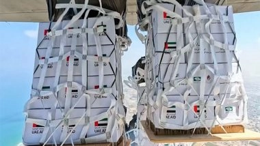 World News | UAE Conducts 76th Airdrop of Aid over Gaza Strip