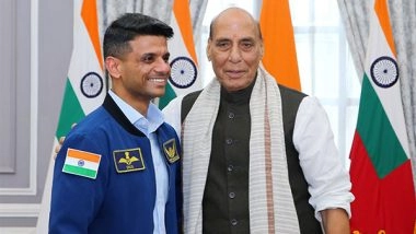 India News | Shubhanshu Shukla's Journey Will Inspire Young Minds of India: Defence Minister Rajnath Singh