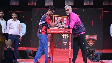 Sports News | Olympic Medallist Vijender Singh, Dara Singh Fire Up Rohtak Rowdies Ahead of Pro Panja League Final Against Kiraak Hyderabad