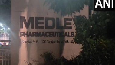 India News | Maharashtra: Suspected Nitrogen Gas Leak Kills Four Workers at Pharma Company in Palghar