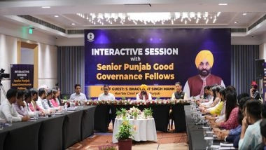 India News | Punjab CM Mann Urges Good Governance Fellows to Act as Bridge Between Govt, People