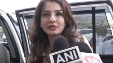 Entertainment News | Raveena Tandon Visits Ram Temple in Ayodhya