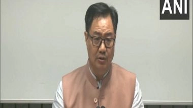 India News | Monsoon Session Fruitful for Government, Damaging for Opposition: Kiren Rijiju