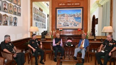 World News | Army Chief Gen Dwivedi Meets Indian Envoy to UN, Myanmar