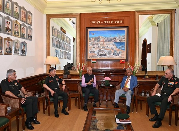 World News | Army Chief Gen Dwivedi Meets Indian Envoy to UN, Myanmar