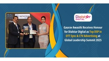 Business News | Dialstar Digital, a Mumbai Based MarTech Company is Recognized as a Top DSP for OTT Sync & Connected TV Video Advertising