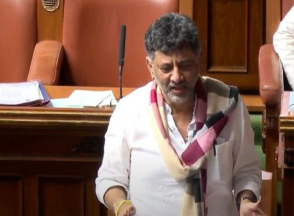 India News | Karnataka: DK Shivakumar Recites RSS Anthem in Assembly Amid Debate over Bengaluru Stampede