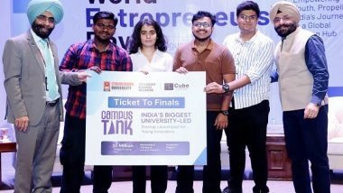 Business News | 400 Young Innovators from 15 States Compete in North India's Largest University-Led Hackathon at CU