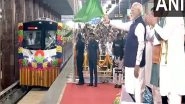 India News | PM Modi Inaugurates Various Metro Railway Projects in Kolkata, Flags off Key Routes