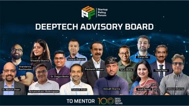 Business News | Startup Policy Forum (SPF) Launches DeepTech Advisory Board to Strengthen India's DeepTech Policy Ecosystem