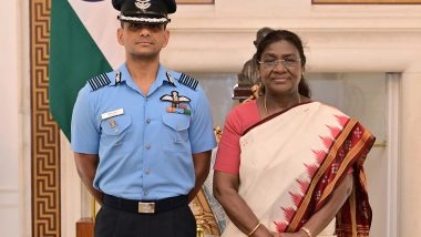 India News | Group Captain Shubhanshu Shukla Meets President Murmu, Shares His Experiences in Space