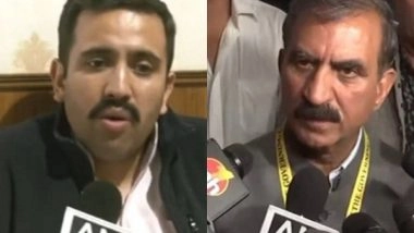 India News | Factional Rift Erupts at HP Congress 'Vote Chor, Kursi Chhor' Rally; Unity Show Turns into Power Struggle Between CM Sukhu, Minister Vikramaditya Camps