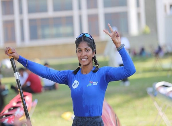 Sports News | Devastated by Fate, Crowned by Determination, Odisha's Rasmita Sahoo Strikes Gold at Khelo India Water Sports Festival