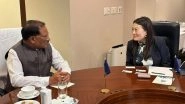 World News | Chhattisgarh CM Vishnu Deo Sai Leads Delegation to Japan, Holds Meeting with Business Personalities to Attract Investments