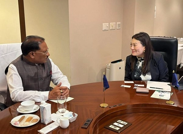 World News | Chhattisgarh CM Vishnu Deo Sai Leads Delegation to Japan, Holds Meeting with Business Personalities to Attract Investments