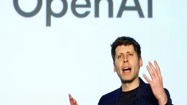 World News | OpenAI to Set Up Its 1st Office in India This Year, Sam Altman to Visit Next Month
