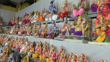 India News | Assam: Guwahati Gears Up for Ganesh Chaturthi with 41-feet-tall Idol, Operation Sindoor Theme
