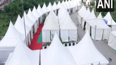 India News | Delhi: Authorities Set Up Flood Relief Camps in Mayur Vihar Area Amid Rising Yamuna Level