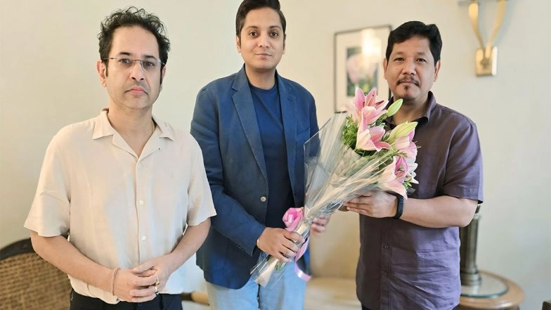 Business News | EaseMyTrip Bookings to Northeast Region Doubled over the Past Year; Rikant Pittie Meets Conrad Sangma, Pradyot Manikya