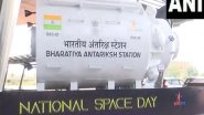 India News | ISRO Unveils Model of Bharatiya Antariksh Station in Delhi on National Space Day