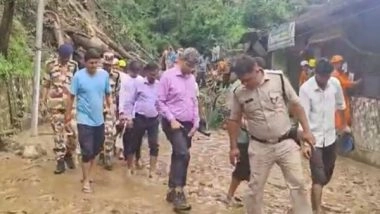 India News | Chamoli Cloudburst: SJVN, GMVN Premises Turned into Relief Camps After Tharali's Tehsil Office Suffers Damage