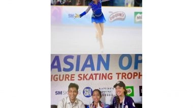 Business News | Tanishi Krishna: India's Young Star Shines at Asian Figure Skating Championship