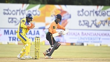 Sports News | Maharaja Trophy KSCA T20: Hubli Tigers Roar Past Mysore Warriors with Dominant Win