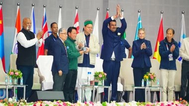 Sports News | CM Pushkar Singh Dhami Presents Trophy to Thailand at Dehradun Ice Skating Event