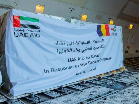 World News | UAE Sends 30 Tonnes of Medical Supplies, Including Emergency Medicines to Chad to Combat Cholera Outbreak