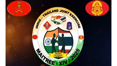 World News | India-Thailand to Conduct 14th Edition of Joint Military Exercise in Umroi from Sept 1-14