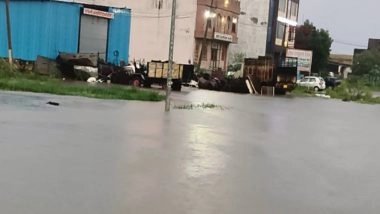 India News | Rajasthan: Waterlogging, Flooding Disrupt Life in Dausa